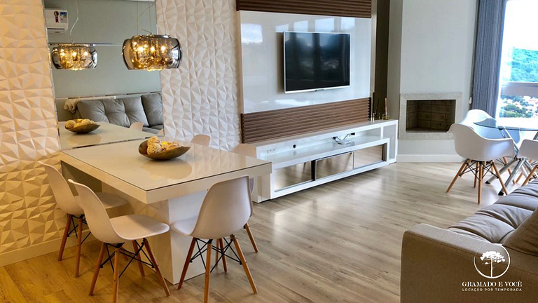 Apt Novo Moderno e Completo! 250 mt rua coberta no centro de