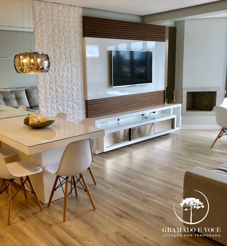 Apartamento nuevo centro Gramado vista magnífica