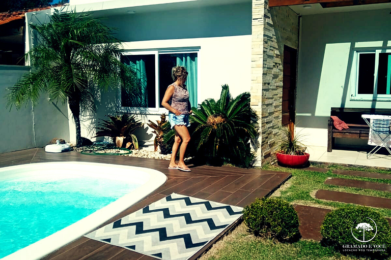 Paradise in Xangri-lá: beach house with a pool.
