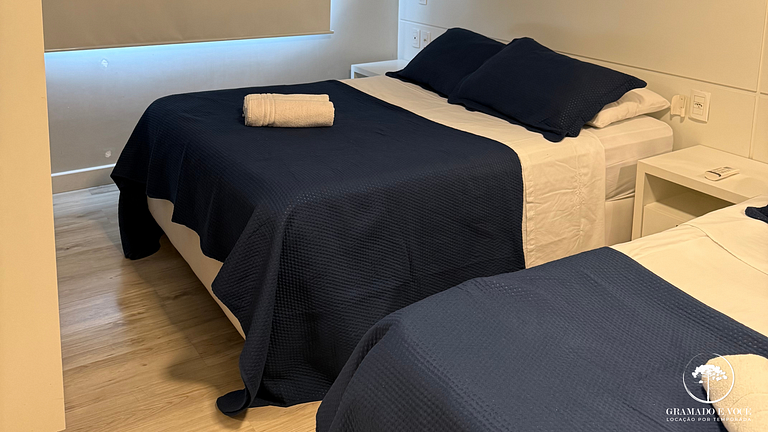 Apartamento nuevo centro Gramado vista magnífica