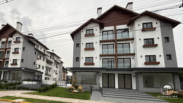 New apartment in Gramado Wax Museum and NbaPark.