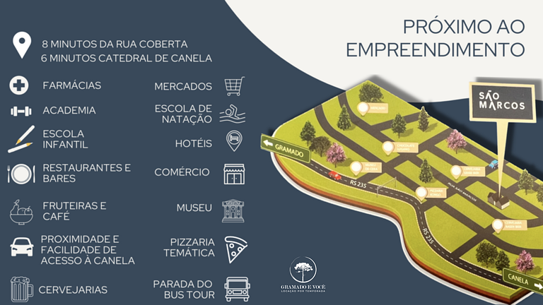 Apt. novo Gramado próximo Museu de Cera e NbaPark