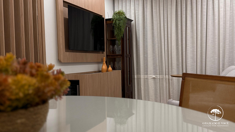 New apartment in Gramado Wax Museum and NbaPark.