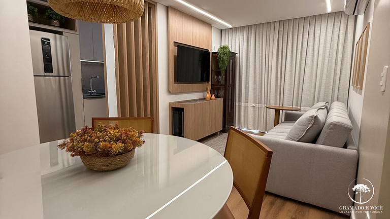 New apartment in Gramado Wax Museum and NbaPark.