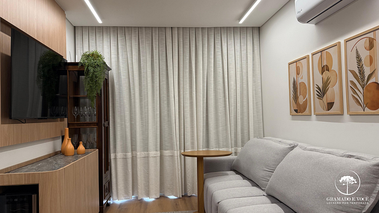 New apartment in Gramado Wax Museum and NbaPark.