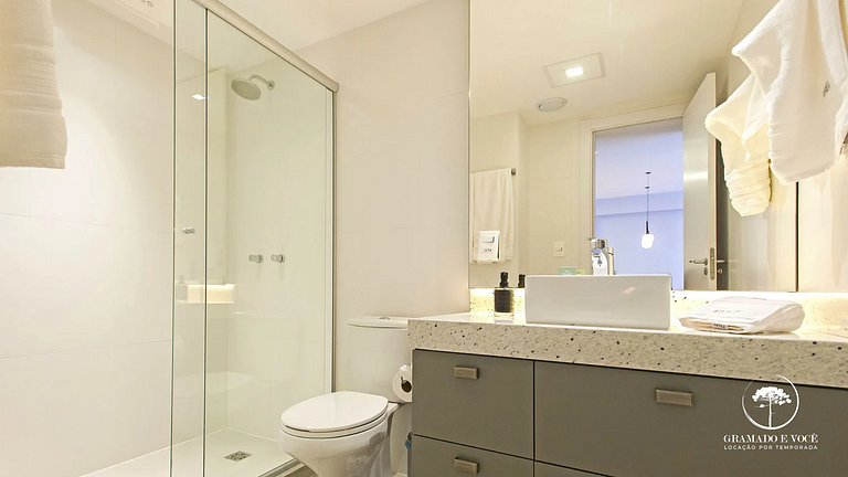 Apt moderno ao lado Parque Criamigos + Café 1° Dia