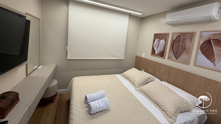 New apartment in Gramado Wax Museum and NbaPark.