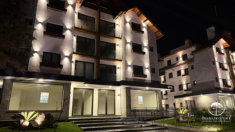 New apartment in Gramado Wax Museum and NbaPark.