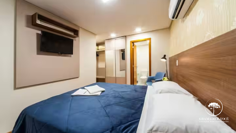 Apto 2 quartos próximo ao Criamigos em Gramado