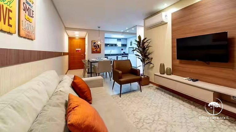 Apto 2 quartos próximo ao Criamigos em Gramado