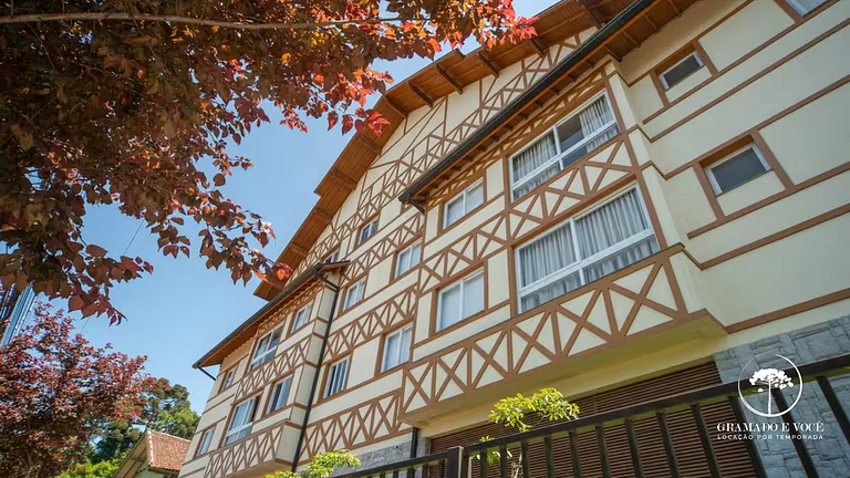 Apto 2 quartos próximo ao Criamigos em Gramado