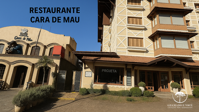 Apt de 2 dormitórios em frente a Rua Torta