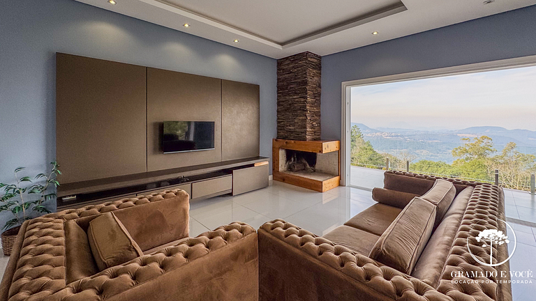 Casa con piscina 3 suites a 15min centro Gramado