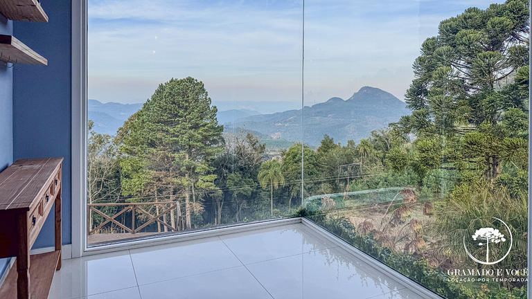 Casa con piscina 3 suites a 15min centro Gramado