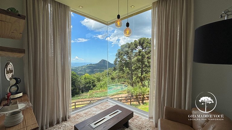 Casa con piscina 3 suites a 15min centro Gramado