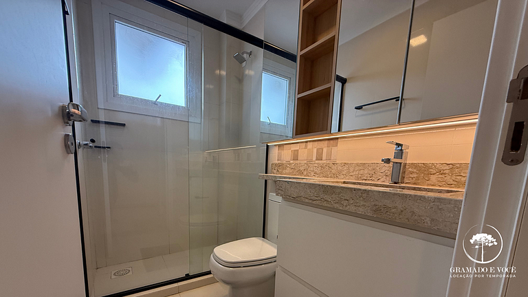 Apt 1 suíte com vista para a Catedral Canela