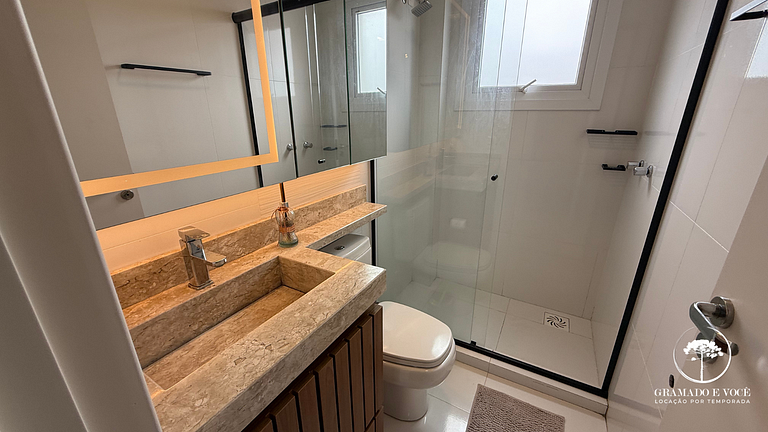 Apt 1 suíte com vista para a Catedral Canela