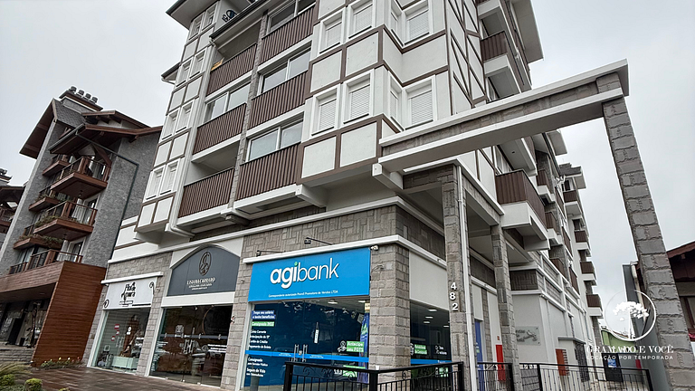 Apt 1 suíte com vista para a Catedral Canela