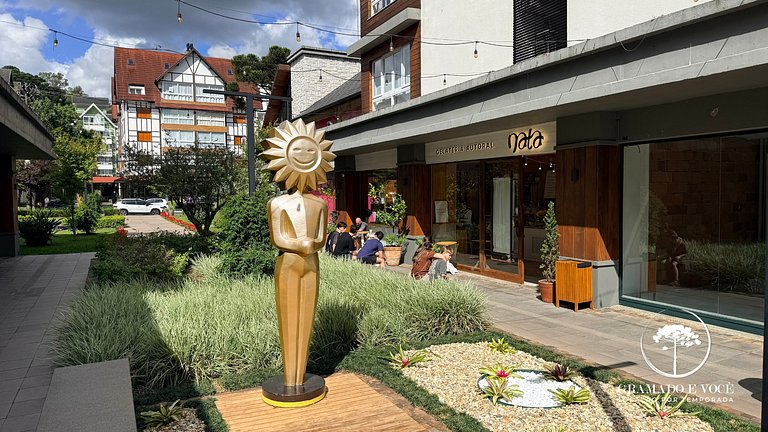 Apt Moderno lado Park Criamigos +Café manhã 1°dia