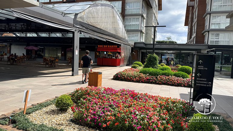 Apt Moderno lado Park Criamigos +Café manhã 1°dia