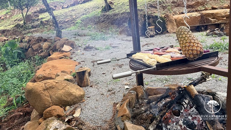 Casa con piscina 3 suites a 15min centro Gramado