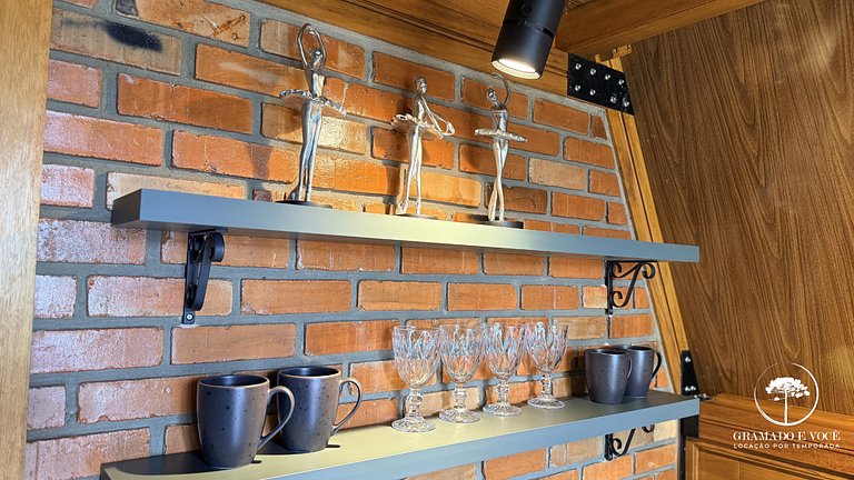 Cabaña romántica con jacuzzi y vista al valle en Gramado