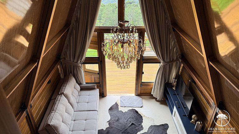 Cabana em Gramado c/ Jacuzzi e Vista ao Vale