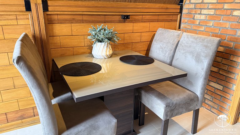 Cabana 14min centro Gramado +hidro e vista p/serra