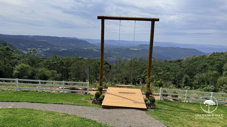 Cabana em Gramado c/ Jacuzzi e Vista ao Vale