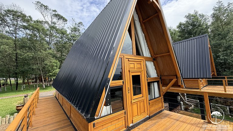 Cabana 14min centro Gramado +hidro e vista p/serra