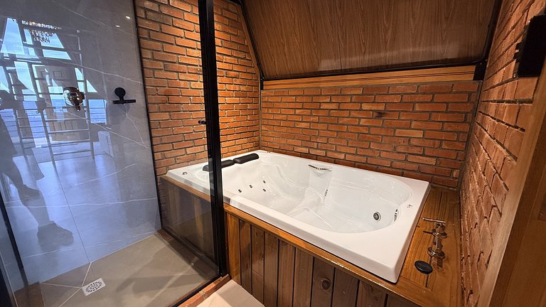 Refúgio Exclusivo em Gramado Jacuzzi e Vista