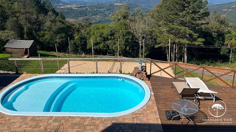 House with pool 3 suites 15min from Gramado center